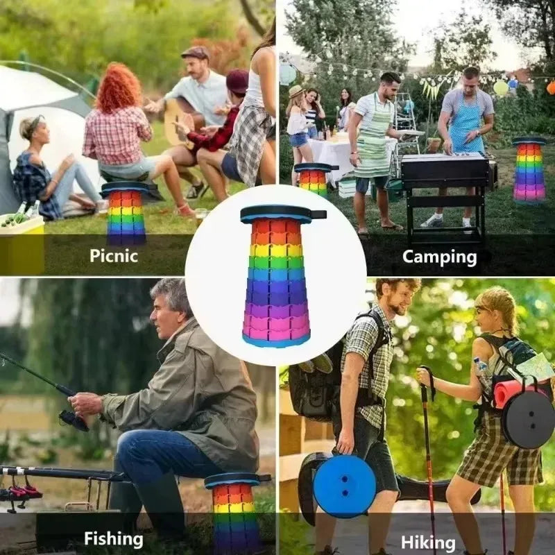 Portable Collapsible Telescopic Seat